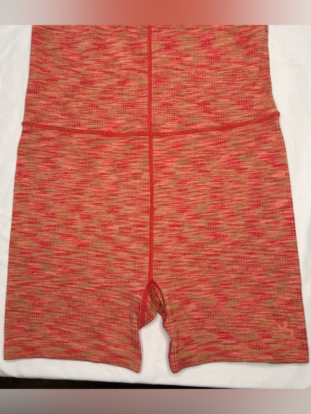 JoyLab heathered coral/orange-pink blend Open Back Bodysuit Romper - Picture 4 of 16